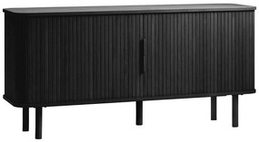 Dizajnová komoda Parveen 160 cm čierny dub