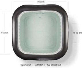 Hanscraft Nafukovacia vírivka MSpa VITO U-VT062
