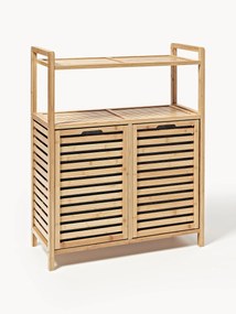 Kúpeľňový regál z bambusu's košmi na bielizeň Kit