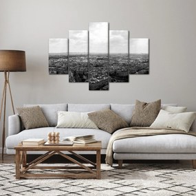 Obraz - Strechy domov v Paríži (150x105 cm)