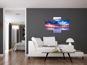 Obraz - Západ slnka pri mori (90x60 cm)