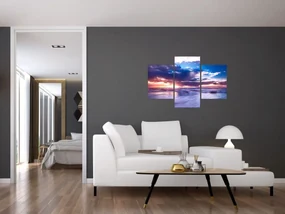 Obraz - Západ slnka pri mori (90x60 cm)