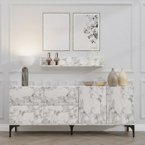 Skrinka s poličkou Stella Carrara Marble
