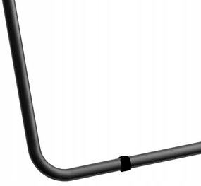 Erga Model 107 Black, sušiak na bielizeň 178,5x54x104,5 cm, čierna, ERG-SEP-10SUSLA107BLA