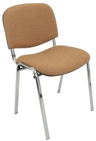 Konferenčná stolička ISO CHROM C2 – červená