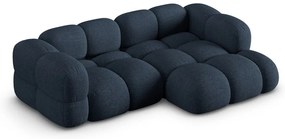 Tmavomodrá rohová pohovka (pravý roh/s leňoškou) Loretto – Cosmopolitan Design