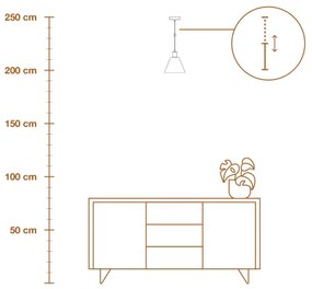 Ledvance - Luster na lanku DECOR RAFFIA 1xE27/15W/230V rafia
