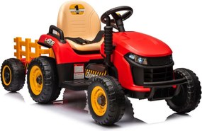 LEAN CARS Elektrický traktor BBH-030 červený