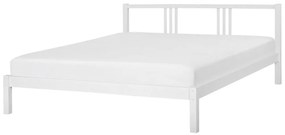 Manželská posteľ 180 cm VALLES (s roštom) (biela). Vlastná spoľahlivá doprava až k Vám domov. 1007550