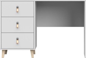 Písací stôl FALCO - biela