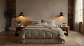 Toolight Toolight, nástenné svietidlo 1xE27 APP1332-1W, čierna-zlatá, OSW-00948