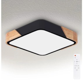Brilagi - LED stmievateľné svietidlo PILANA LED/48W/230V dub/čierna 42x42 cm + DO