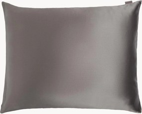 Hodvábna obliečka na vankúš Charcoal
