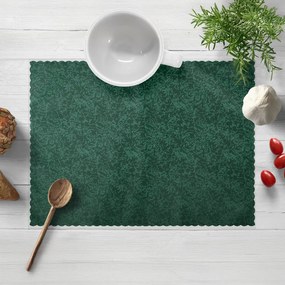 Biante Teflónové prestieranie na stôl TF-035 Venezia smaragdovo zelené 30x40 cm