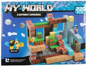 Toybit Veľká magnetická stavebnica Minecraft Iron Diamond Gold TNT 220ks