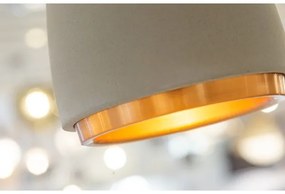 Klausen 111041 - Luster na lanku CONCRETE 1xGU10/5W/230V šedá/medená