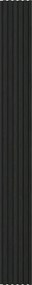 Mexen Lam-B, akustické stenové lamely 275 × 30 cm, HDF doska 4 mm, technická dyha, dub čierny striebristý, S100-275307-3015-025