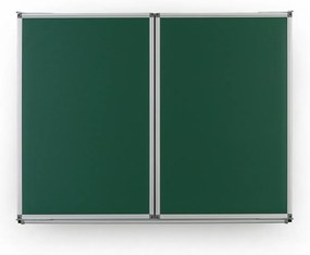 Roztváracia zelená keramická tabuľa pre popis kriedou, magnetická, 3000 x 1000 mm