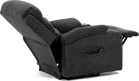Polohovacie kreslo sivé, elektrické TV-S8348 GREY2