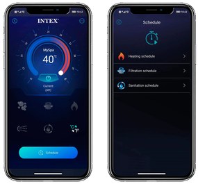 Intex | Vírivý bazén Pure Spa - Jet & Bubble Deluxe HWS 4 + výhodný set príslušenstva | 19900142