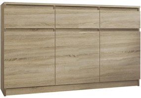Komoda 3D3S Merg sonoma