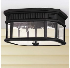 Feiss FE-COTSLN-F-BK-Vonkajšie stropné svietidlo COTSWOLD LANE 2xE27/60W/230V IP44