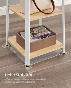 Vešiakový stojan s policami LCR080W09