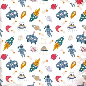 Carbotex Obliečky do postieľky 100x135 + 40x60 cm - Vesmírna misia