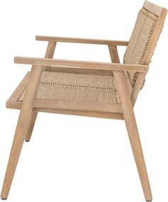 Záhradná pohovka z masívneho dreva v prírodnej farbe Sorrento – Bloomingville