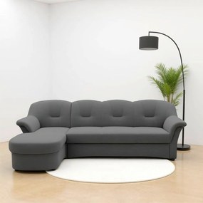 XXXLutz ROHOVÁ SEDAČKA, textil, tmavosivá MID.YOU - Sedačky - 001776009106