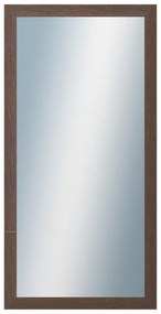 DANTIK - Zrkadlo v rámu, rozmer s rámom 50x100 cm z lišty RETRO hnedá (3144)