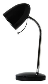 Aigostar - Stolná lampa 1xE27/36W/230V čierna/chróm
