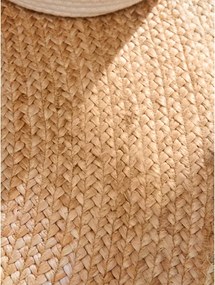 Koberec Hanse Home JUTTA naturálny / krémový / zlatý kruh - Zľavnený kus - nepravidelné prešívanie