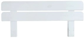 Detská poschodová posteľ z masívu borovice HONZA - 200x90 cm - biela