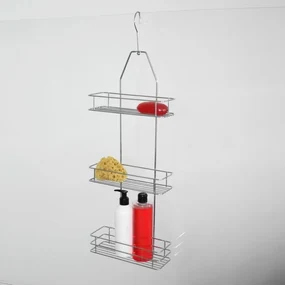 Erga Maddy S3, trojitý kúpeľňový košík na zavesenie 23x8,2x69,5 cm, chrómová, ERG-YKA-E.MADDY S3
