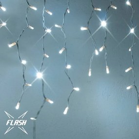DECOLED LED svetlá vo forme rampúchov, FLASH, 3 × 0,9 m, ľadovo biela, 174 diód, IP67