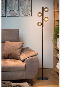 Lucide 45774/04/30 - Stojacia lampa TYCHO 4xG9/28W/230V čierna