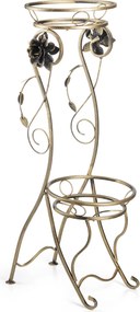 STOJAN NA KVETINÁČ QUINCY 90,5X40 CM ZLATÁ