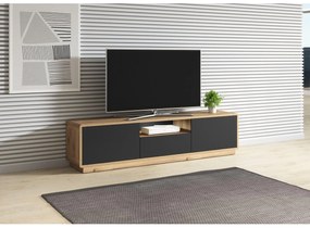 TV stolík Albert Typ 39 (dub taurus + čierna matná). Vlastná spoľahlivá doprava až k Vám domov. 1034881