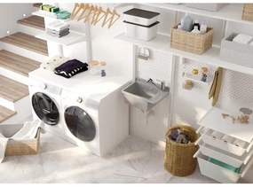 Deante BDN_071M - Drezová batéria s vyťahovacou sprškou NARCYZ lesklý chróm