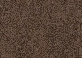 Rohová sedacia súprava Linz, hnedá látka v optike kože, bez rozkladu