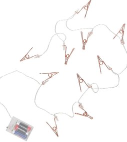 CLIP COUTURE LED Svetelná reťaz s USB s klipsami 10 svetiel