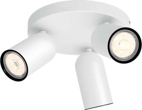 Philips - LED RGBW Stmievateľné bodové svietidlo PONGEE 3xGU10/4,8W/230V biela + diaľkové ovládanie