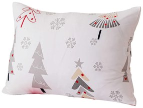 Dekoračná obliečka na vankúš JINGLE 50x70 cm, biela