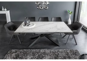 Rozkladací jedálenský stôl 40122 180/220/260 x 90cm White Ceramik - Komfort-nábytok