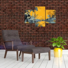 Obraz - Slon v prírode (90x60 cm)