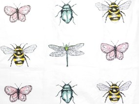 Bavlnené obliečky do postieľky TINY WINGS biele Rozmer obliečky: 45 x 65 cm | 90 x 135 cm