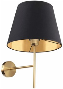 Nástenná lampa ELENA 1xE27/20W/230V čierna