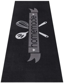 Hanse Home, Behúň Cook & Clean 105732 Black White Grey, 50x150, čierna, kuchyňa