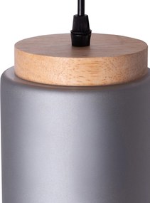 Toolight Toolight, nástenné svietidlo 1xE27, APP1814-1W, čierna-dymové sklo, OSW-00664